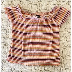Cute Striped Toddler Top